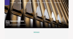 Desktop Screenshot of printempsdesorgues.fr
